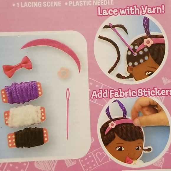 Nwt ! Doc McStuffins fun to lace activity - Picture 3 of 4